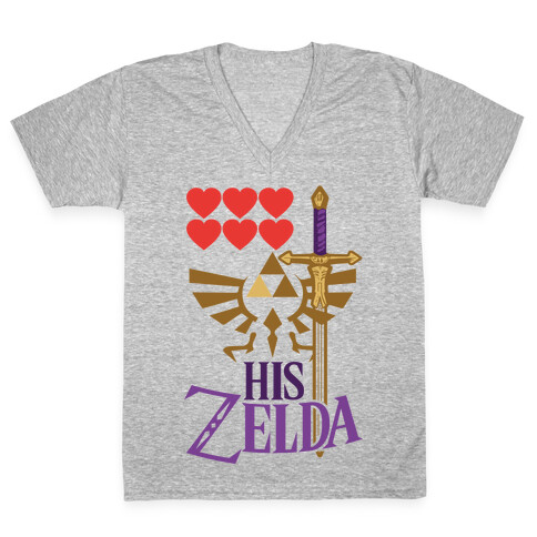 His Zelda (Part 1) V-Neck Tee Shirt