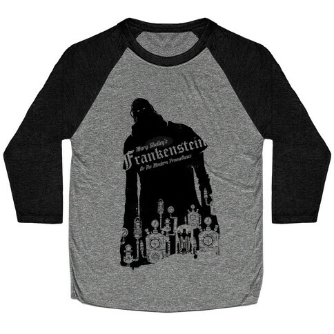 Mary Shelley's Frankenstein Baseball Tee