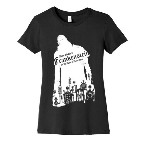 Mary Shelley's Frankenstein Womens T-Shirt