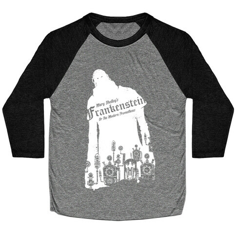 Mary Shelley's Frankenstein Baseball Tee