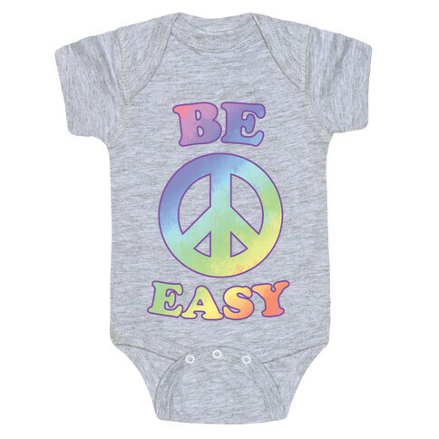 Be Easy (Peace Sign) Baby One-Piece