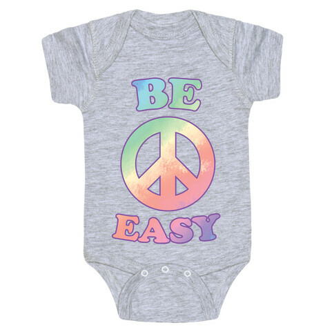 Be Easy (Peace Sign) Baby One-Piece