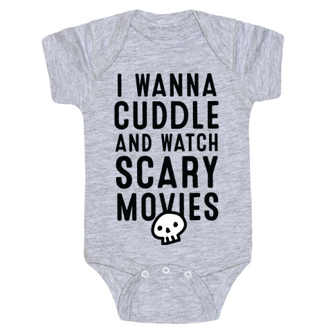 Cuddle and Watch Scary Movies Baby One-Piece
