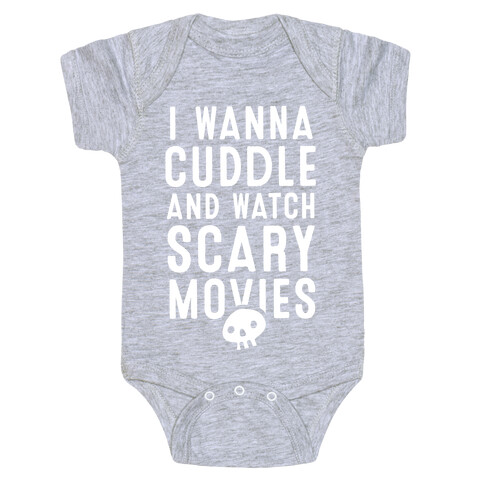 Cuddle and Watch Scary Movies Baby One-Piece