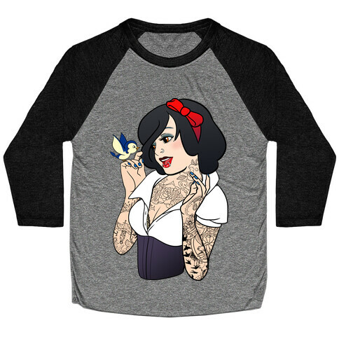 Snow Punk Princess Baseball Tee