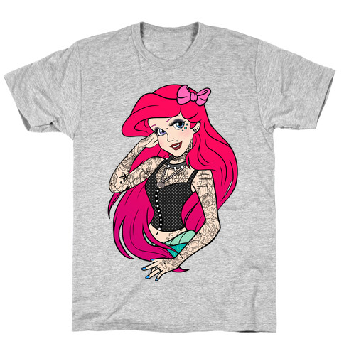 Punk Mermaid Princess T-Shirt