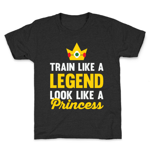 Train Like A Legend Look Like A Princess Kids T-Shirt