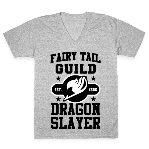 Fairy Tail Guild Dragon Slayer V-Neck Tee Shirt