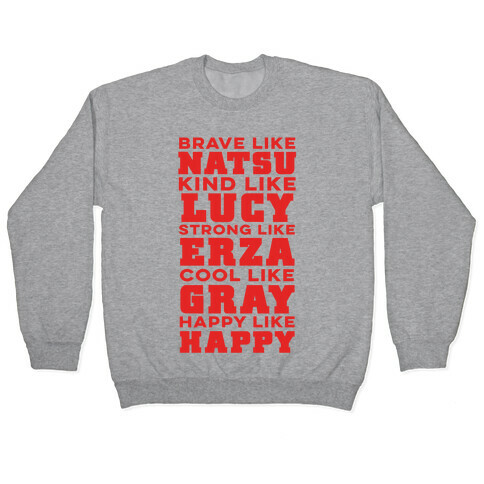 Fairy Tail Personality Pullover