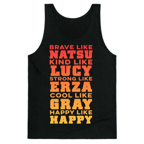Fairy Tail Personality Tank Top