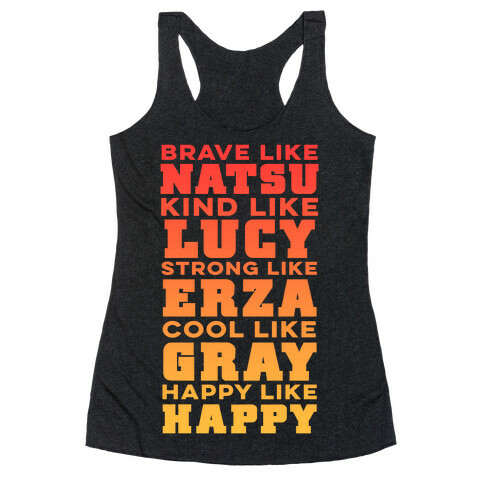 Fairy Tail Personality Racerback Tank Top