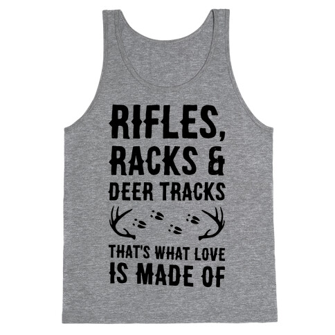 Rifle, Racks & Deer Tracks Tank Top