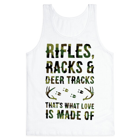 Rifle, Racks & Deer Tracks Tank Top