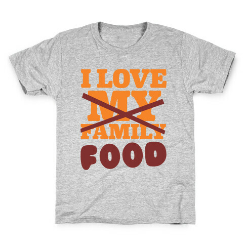 I Love Food Kids T-Shirt