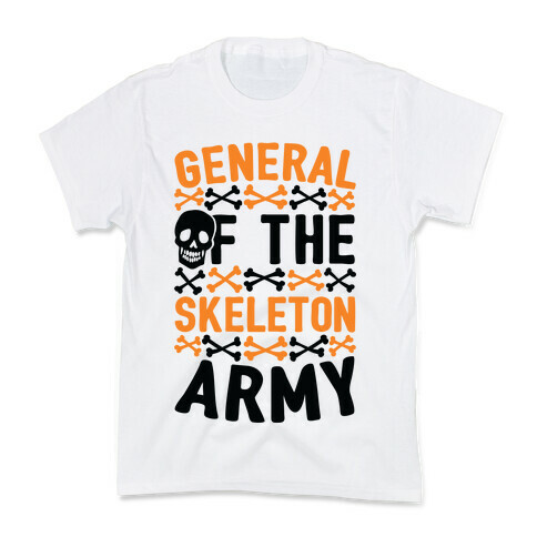 General Of The Skeleton Army Kids T-Shirt