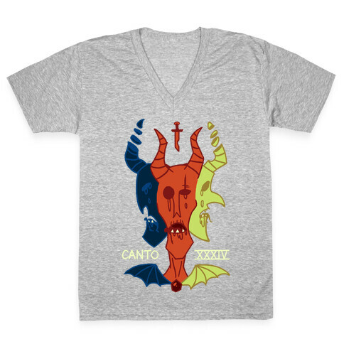 Dante's Lucifer V-Neck Tee Shirt