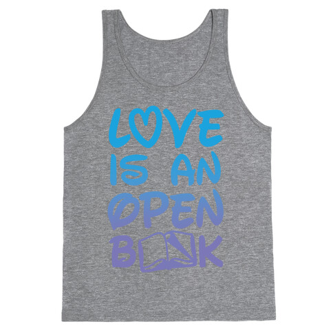 Love Is An Open Book Tank Top