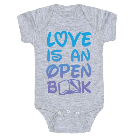 Love Is An Open Book Baby One-Piece