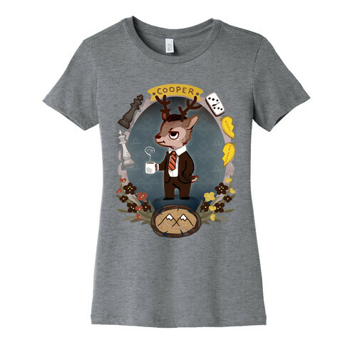 Agent Cooper Deer Womens T-Shirt