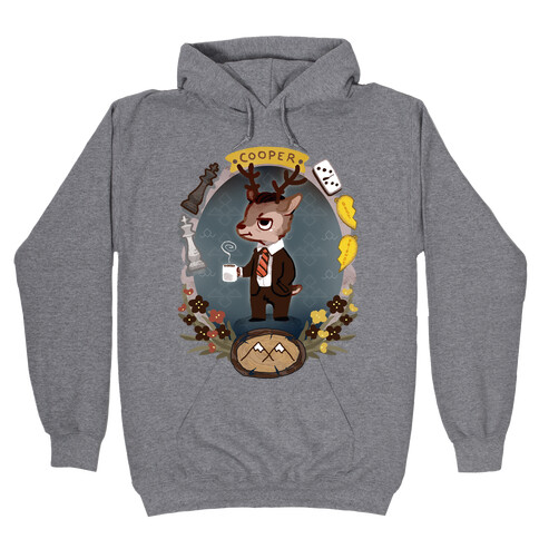 Agent Cooper Deer Hooded Sweatshirt