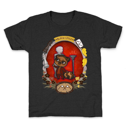 Black Lodge Racoon Kids T-Shirt