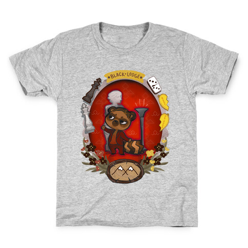 Black Lodge Racoon Kids T-Shirt