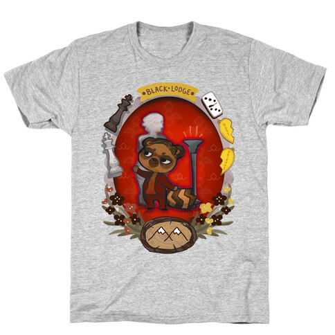 Black Lodge Racoon T-Shirt