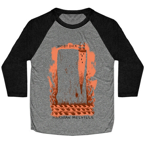 Moby Dick Baseball Tee