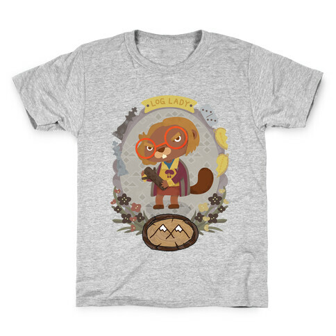 Log Lady Beaver Kids T-Shirt