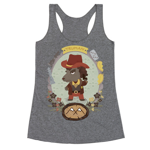 Sherif Truman Wolf Racerback Tank Top