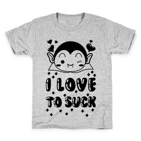 I Love To Suck Vampire Kids T-Shirt