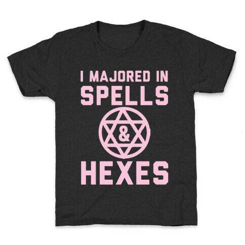 I Majored In Spells And Hexes! Kids T-Shirt