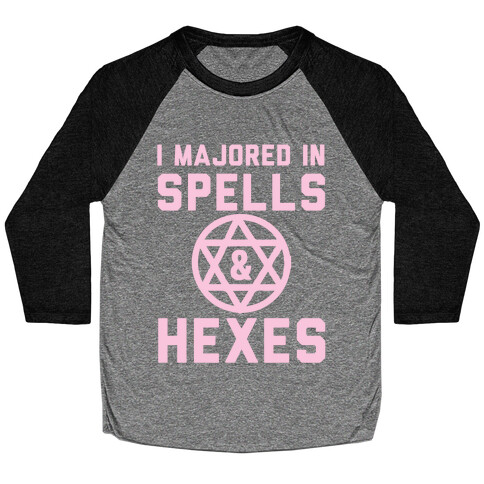 I Majored In Spells And Hexes! Baseball Tee