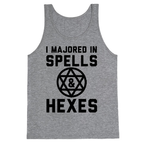 I Majored In Spells And Hexes! Tank Top