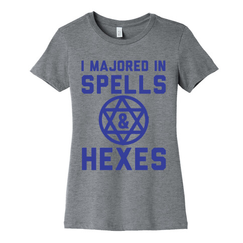 I Majored In Spells And Hexes! Womens T-Shirt