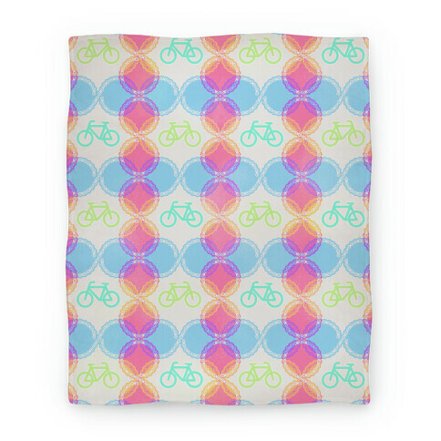 Bike pattern Blanket