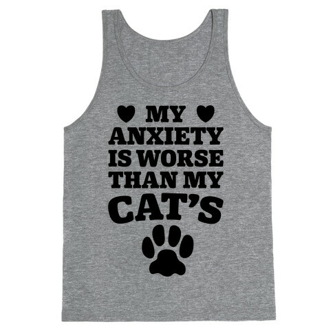 Cat Anxiety Tank Top