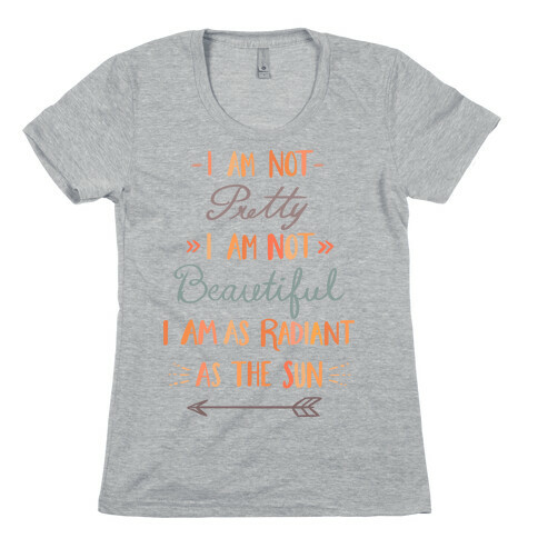 Radiant as the Sun Womens T-Shirt