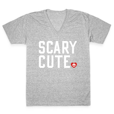 Scary Cute V-Neck Tee Shirt