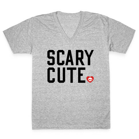 Scary Cute V-Neck Tee Shirt