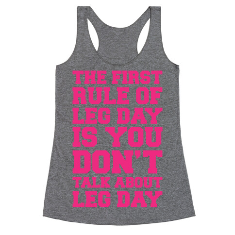 Leg Day Club Racerback Tank Top