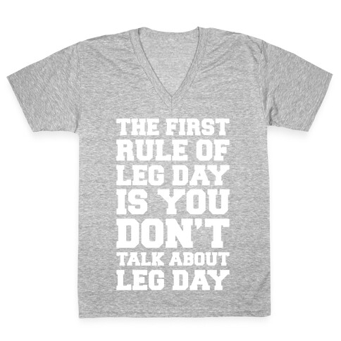 Leg Day Club V-Neck Tee Shirt