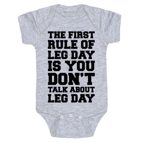 Leg Day Club Baby One-Piece