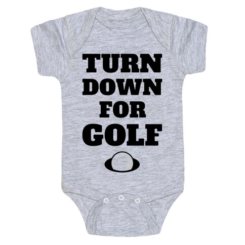 Turn Down For Golf Baby One-Piece