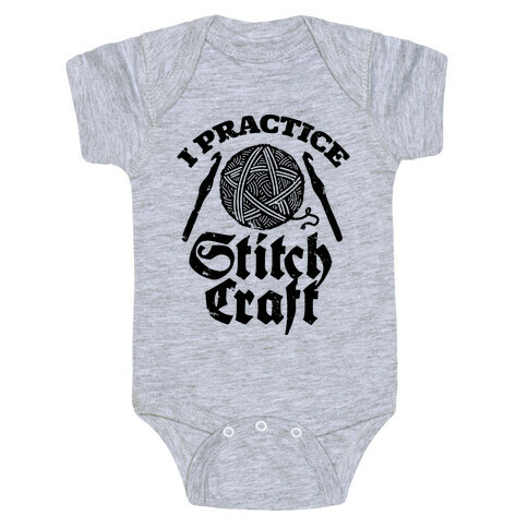 I Practice Stitchcraft Baby One-Piece