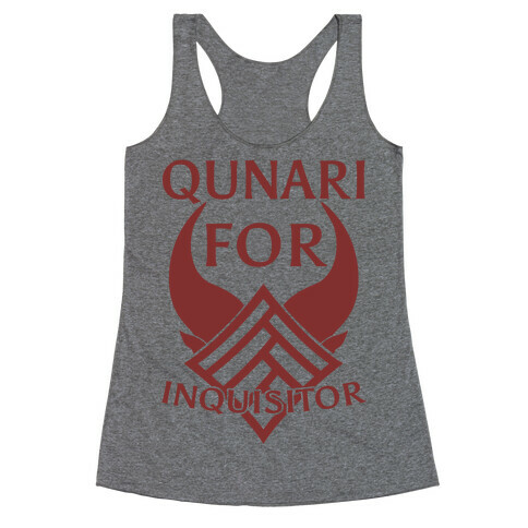 Qunari For Inquisitor Racerback Tank Top