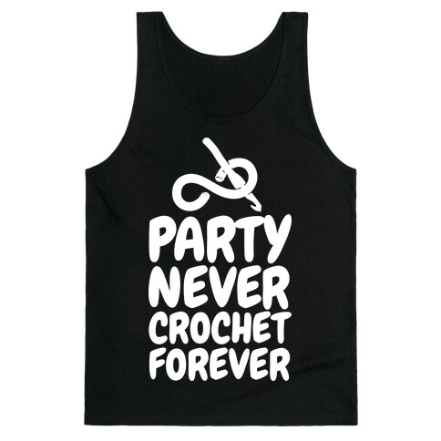 Party Never Crochet Forever Tank Top