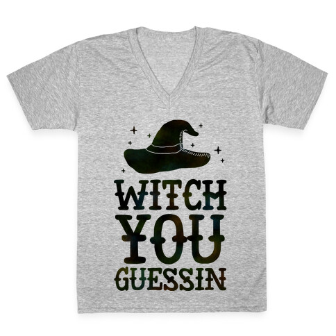 Witch You Guessin' V-Neck Tee Shirt