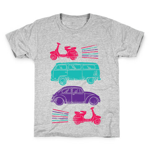 The 1960's Hippie Traveler Kids T-Shirt