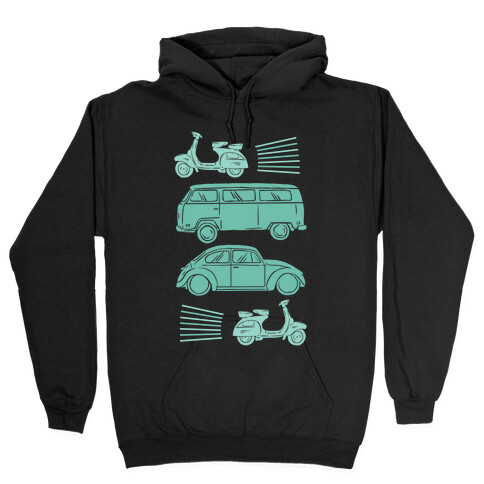 The 1960's Hippie Traveler Hooded Sweatshirt